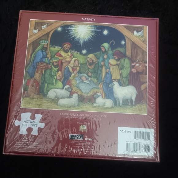 NATIVITY HOLY NIGHT LANG 500 PIECE PUZZLE. NIB - Picture 4 of 6